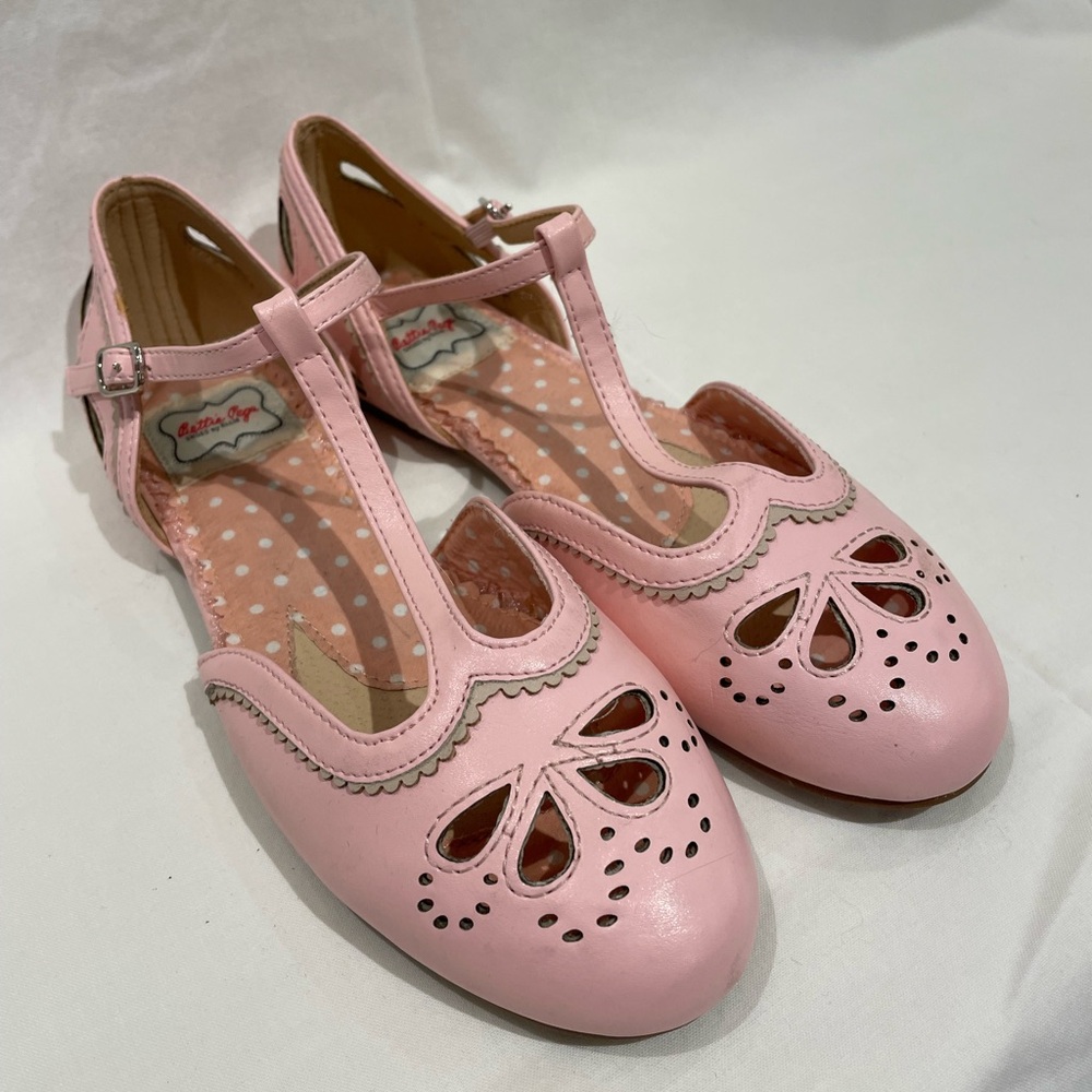 Bettie Page Julie flat size 7 - Picture 3 of 8